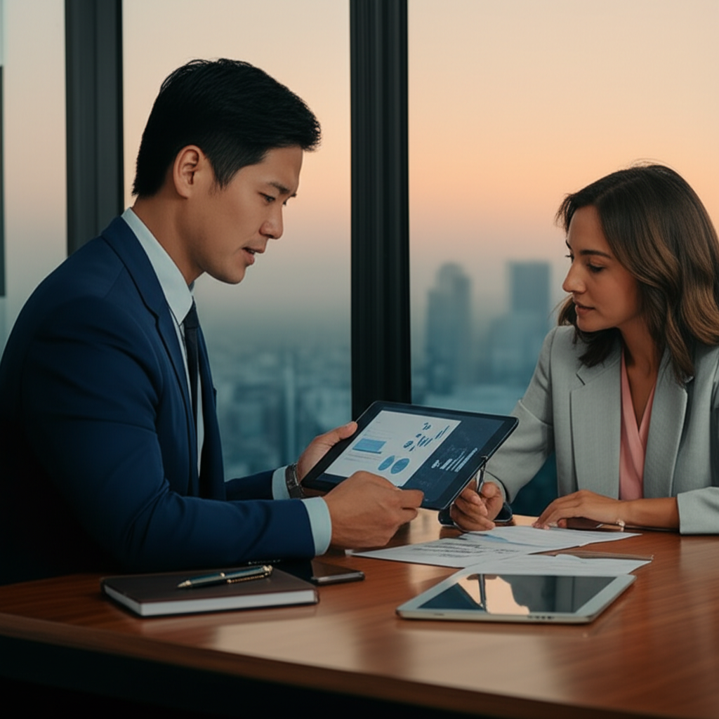 Business consulting session